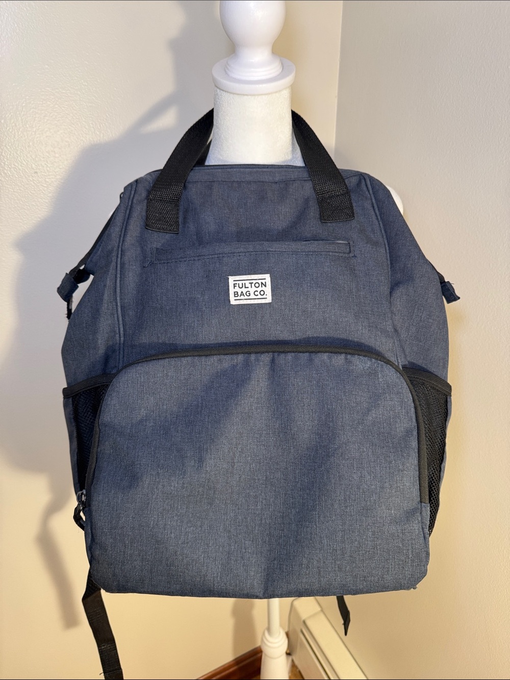 Women's Baby Bag Backpack in Navy